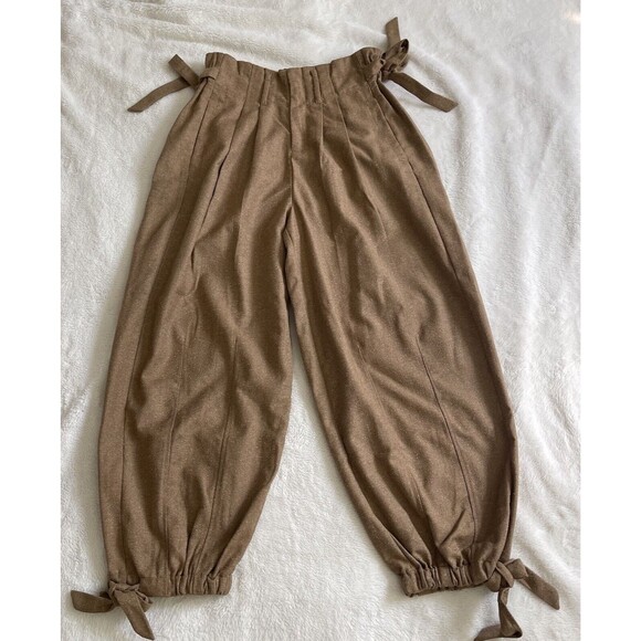 Free People Pants Every Day A Dream Tie Bronze Combo Size S NWOT - Picture 3 of 9
